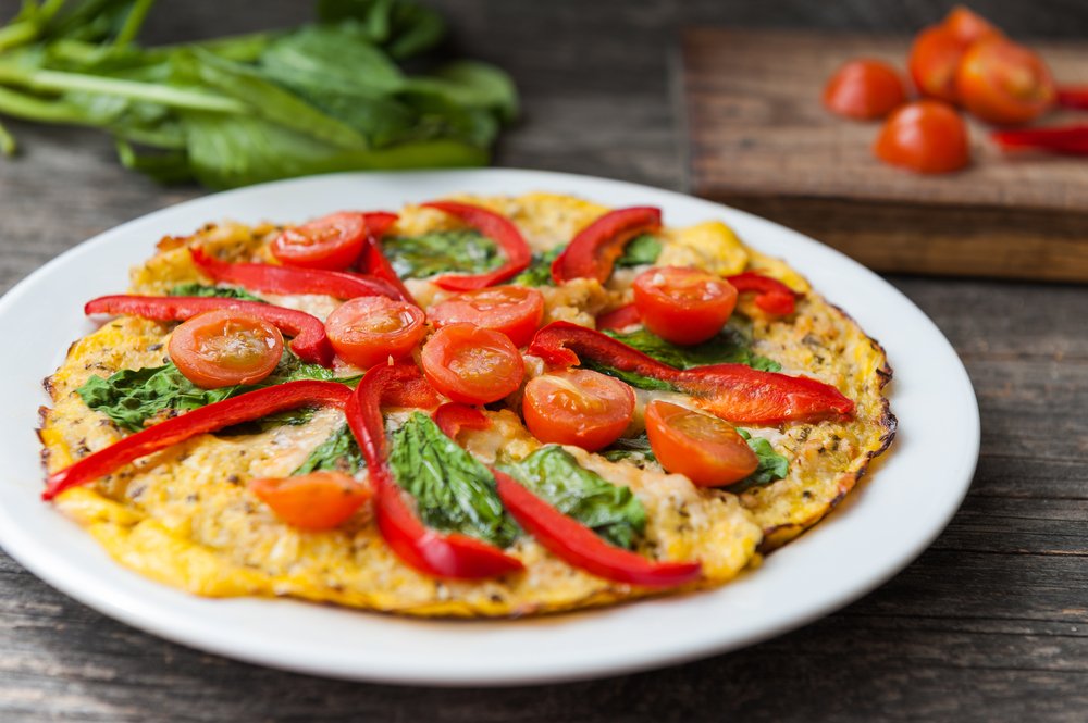 Savory Cauliflower Crust Pizza