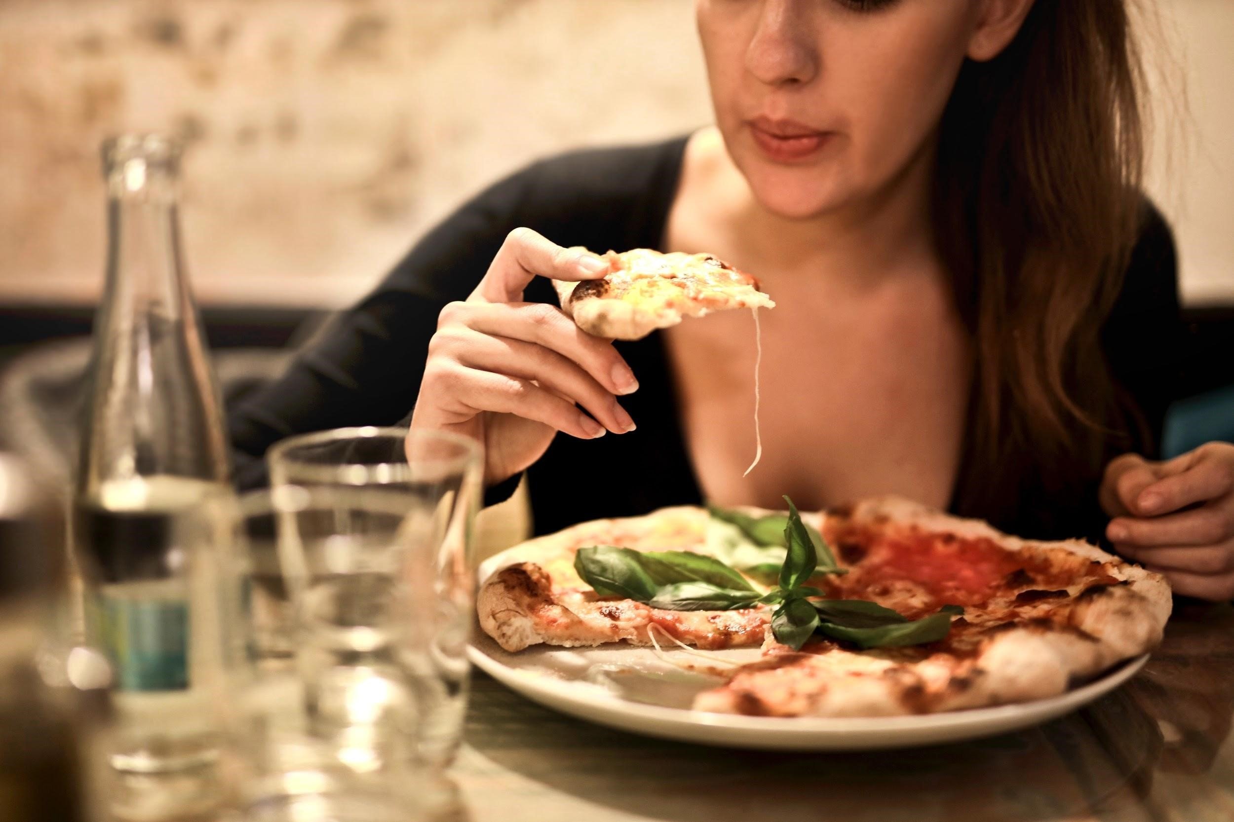 Woman eating
