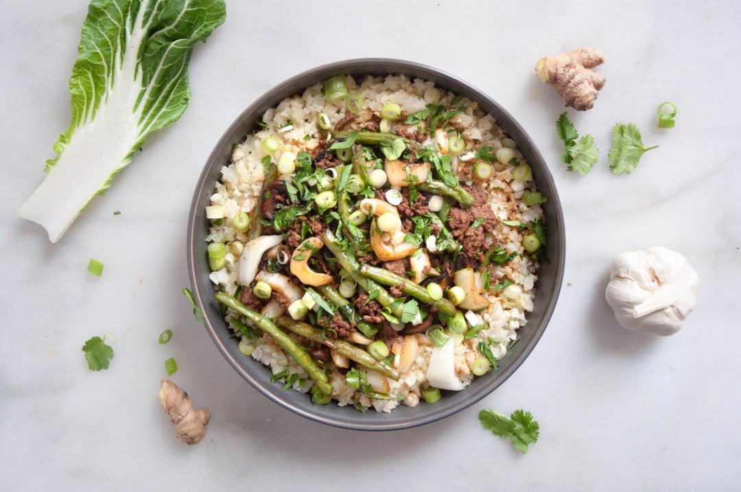 Asian Ground Beef Stir-fry